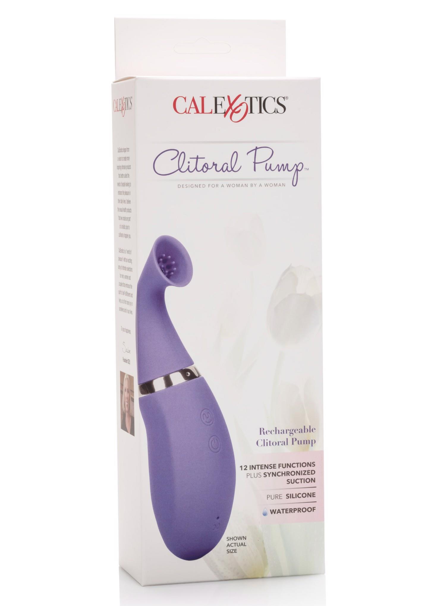 Stymulator-rechargeable clitoral pump purple